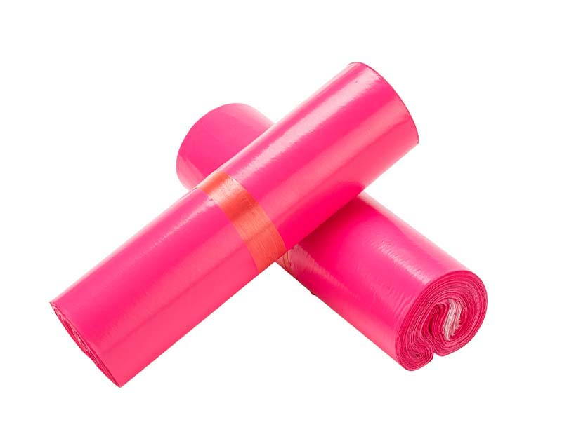 桂东玫红色快递袋-02